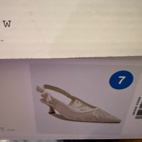 A new Day raffia Milan sling back pumps NEW in box - Picture 4 of 9